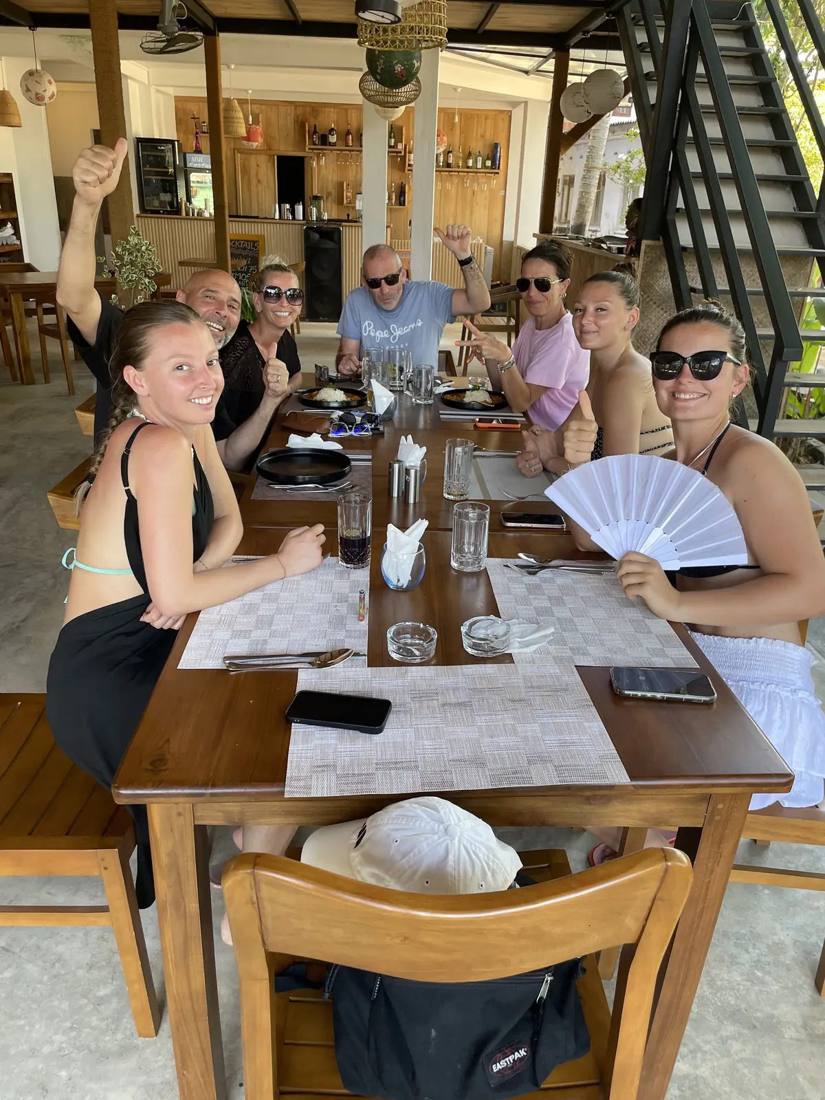 Guests enjoying a meal at Kamayan