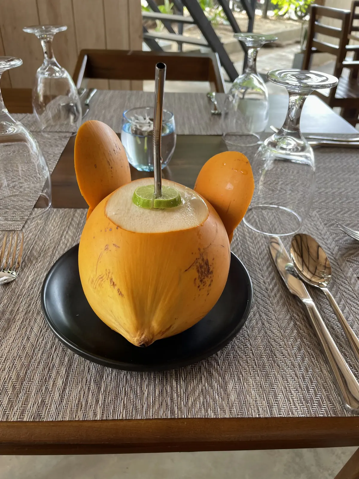 Drink served at Kamayan Beach Restaurant